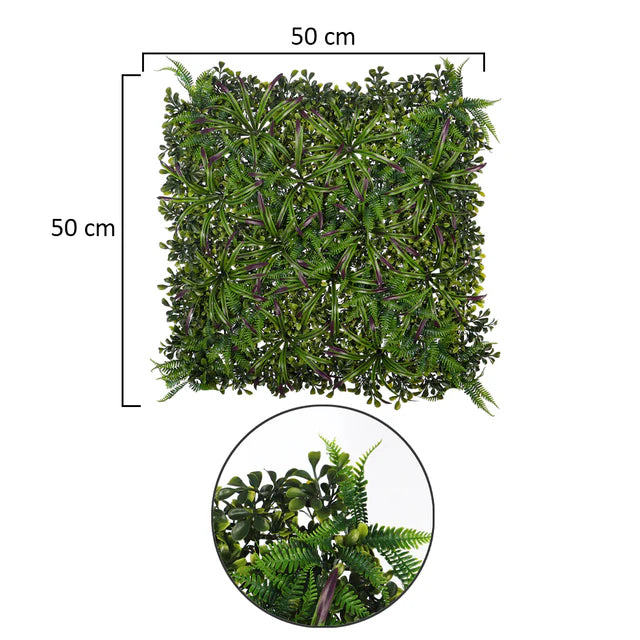 Lush Green Artificial Foliage Wall Panels – Premium Vertical Garden Decor