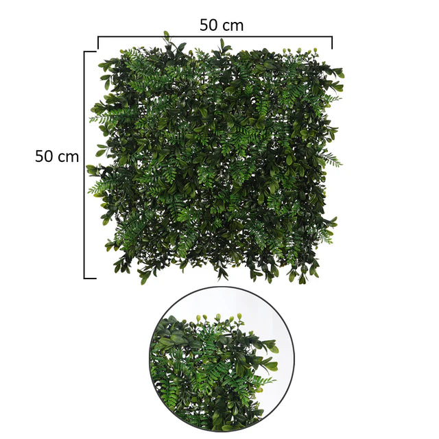 Artificial Fern Leaf Wall Panel – Lush Green Privacy & Décor for Indoor & Outdoor Spaces